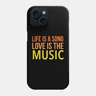 Music is life Phone Case