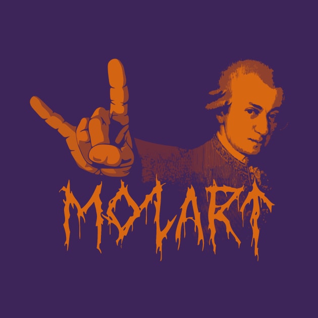 Mozart is Metal by LordNeckbeard