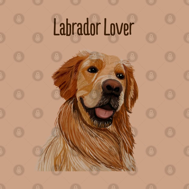 Labrador dog lover by Nastya Li