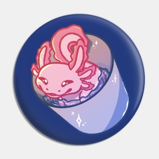 Axolotl in a Bucket Pin