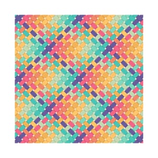 Retro Mats Rainbow Pattern T-Shirt