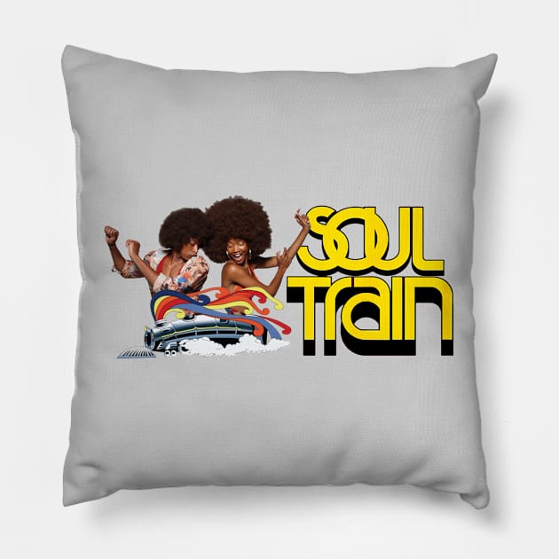 Soul Train Pillow by Brown777