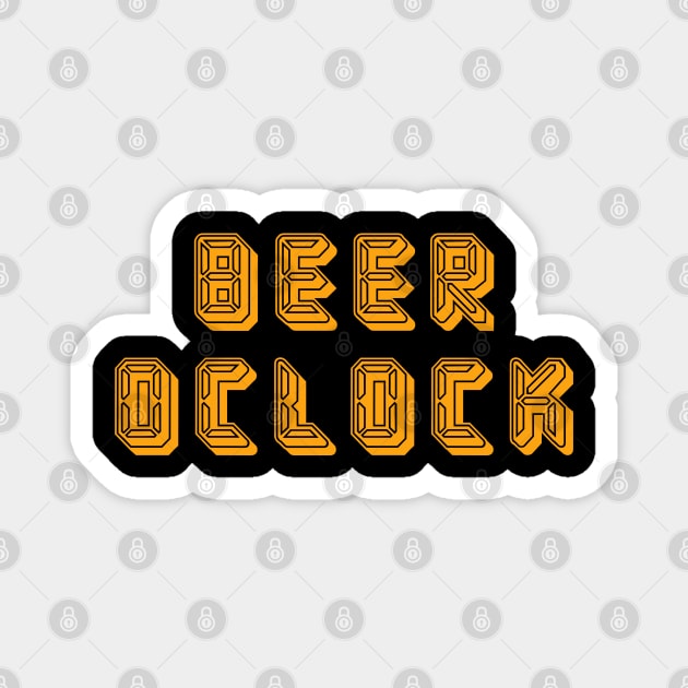 Beer o’clock Magnet by just3luxxx