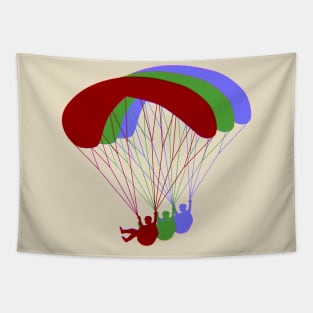 Paragliding RGB Offset Tapestry