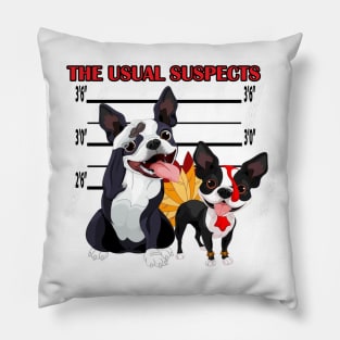 The Usual Suspects Dogs Pillow