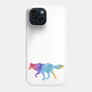 Rainbow Star Wolf Phone Case