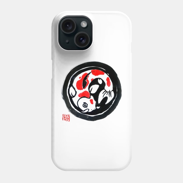 carp koi Phone Case by pechane