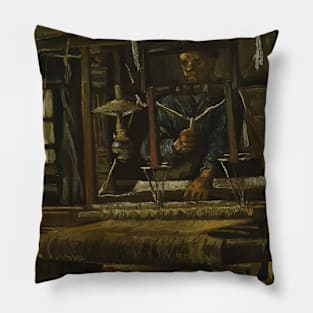 A Weaver's Cottage by Vincent van Gogh Pillow