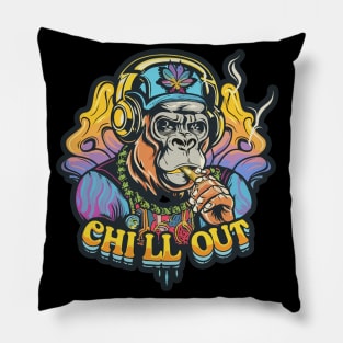 Urban King: The Hip Hop Gorilla Pillow