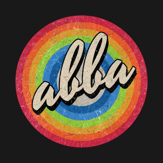 Vintage Style circle - abba by henryshifter