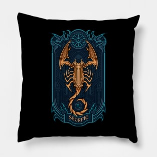 Scorpio Zodiac Pillow