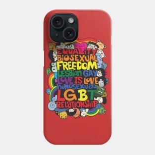 LGBT Couples Design - LGBT Equality Phone Case