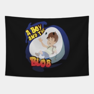 A Boy and The Blob Tapestry