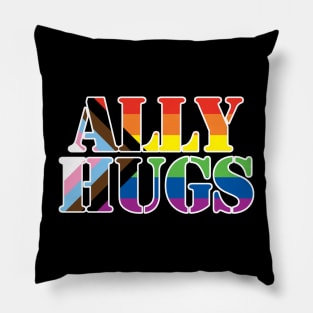 Ally Hugs White Pillow