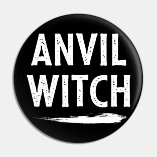 Anvil Witch Pin