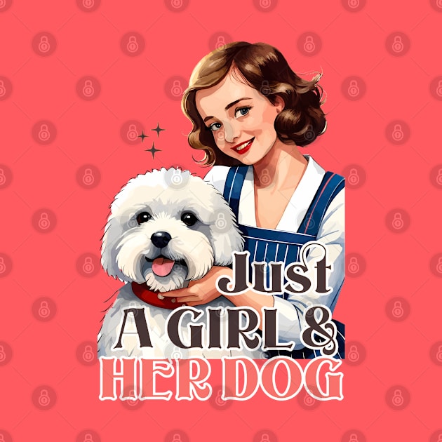 Just a Girl and Her Dog by Cheeky BB