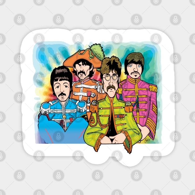 Beatles Sgt. Pepper Magnet by Parisi Studios