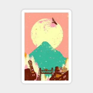 PORTLAND MOON Magnet