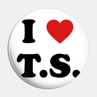 I Heart TS Pin