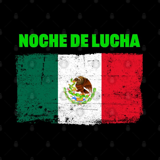 Mexican Flag Fight Night Fans by Whites Designs