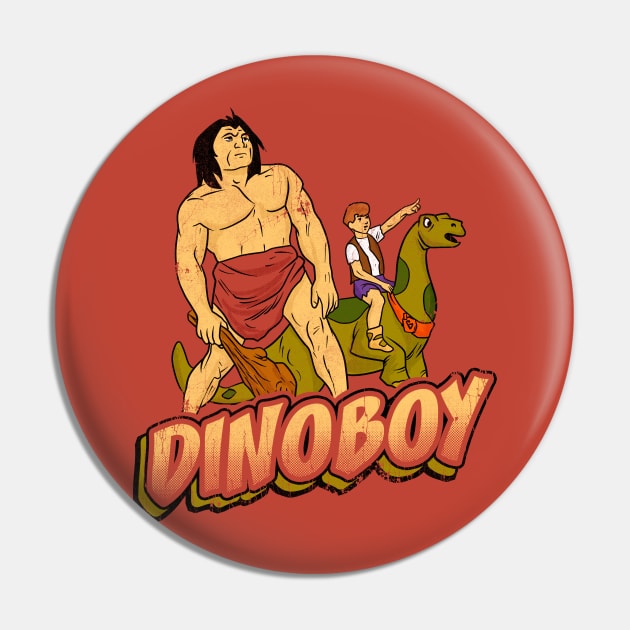 Distressed Dino Boy Pin by OniSide