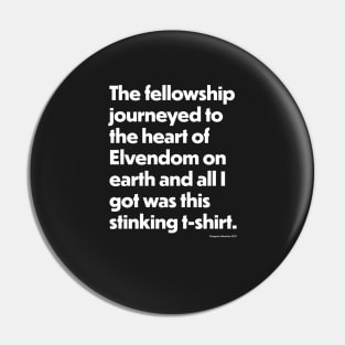 Heart of Elvendom on Earth (white text) Pin