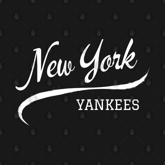 New York Yankees Wave by CityTeeDesigns