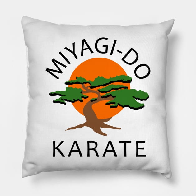 MIYAGI-DO KARATE LOGO Pillow by TSOL Games