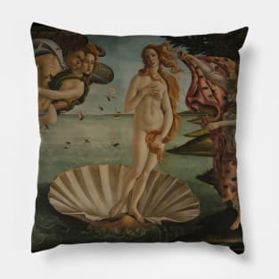 The birth of Venus (1480) by Sandro Botticelli Pillow