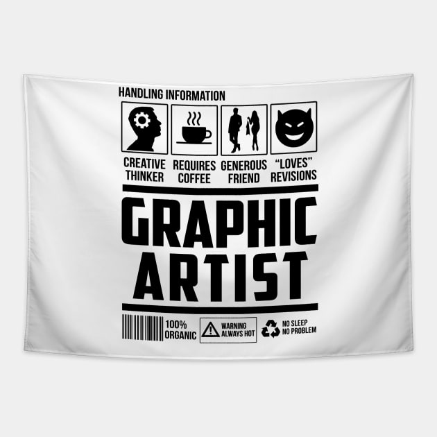 Graphic Artist Tapestry by nelsoncancio