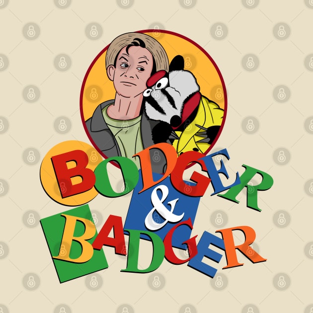 Bodger and Badger Retro Kids TV by Meta Cortex