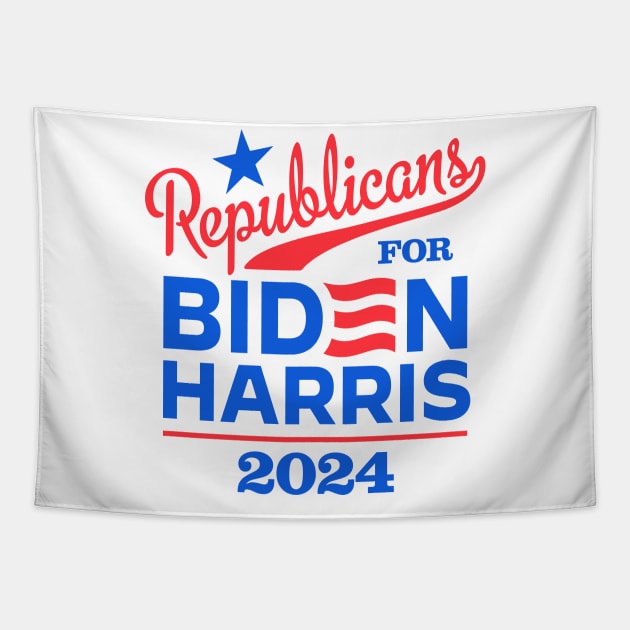 Republicans For Biden 2024 Tapestry by MotiviTees