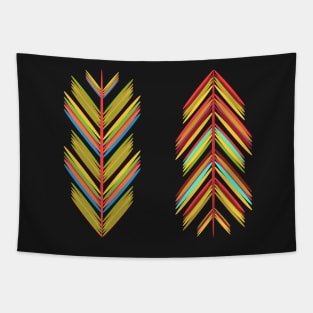 Colorful feathers Tapestry