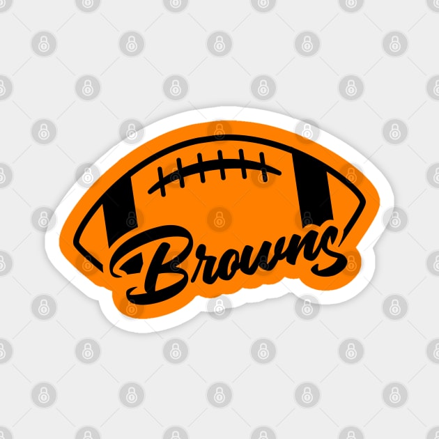 Calling all Cleveland Brown fans! Magnet by fineaswine