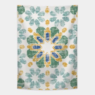 Moroccan Tile - Pond Tapestry