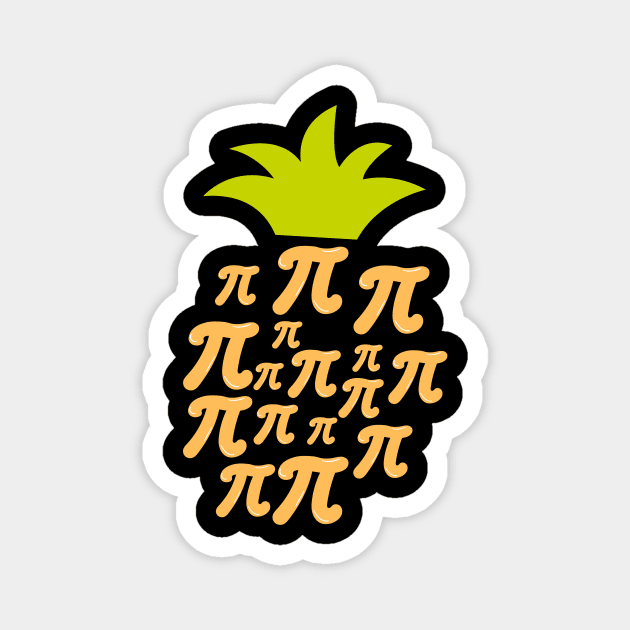 pi pine apple Magnet by hnueng111