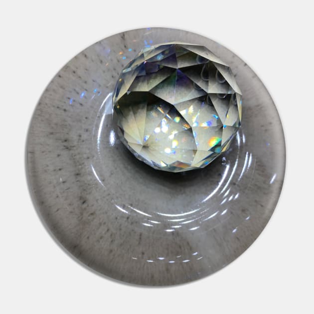 Gray sphere Pin by baksuart