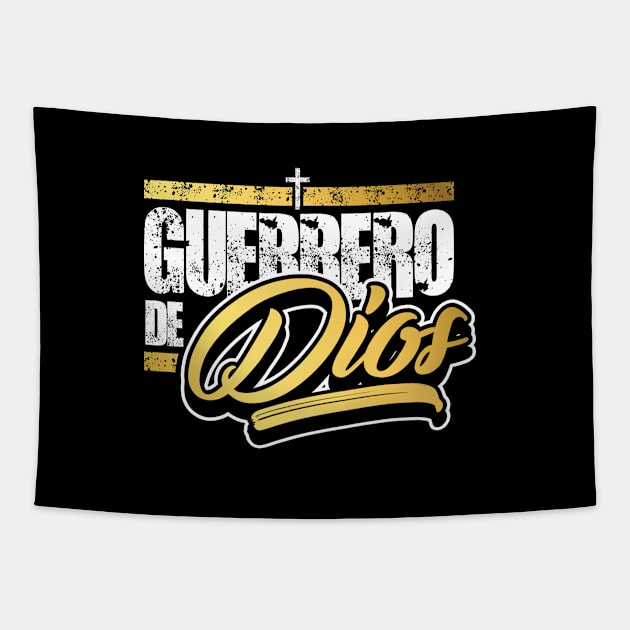 Guerrero de Dios Tapestry by razrgrfx