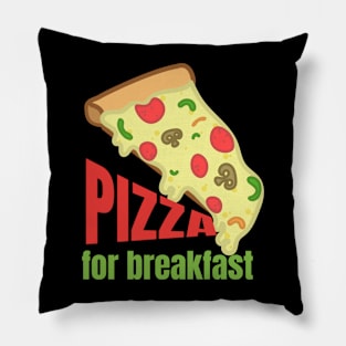 Pizza for Breakfast Slice of Pizza Pie Pillow