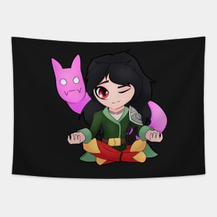 Chibi Hanuske Tapestry