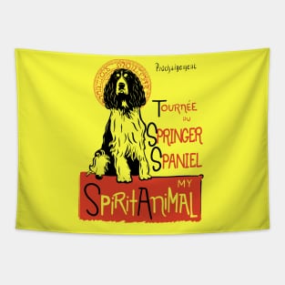 Cute English Springer Spaniel Gift Springer Spaniel Art Graphic Design Tapestry