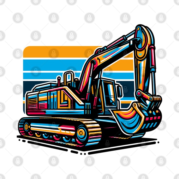 Excavator by Vehicles-Art