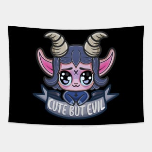 Cute But Evil Baphomet Tapestry