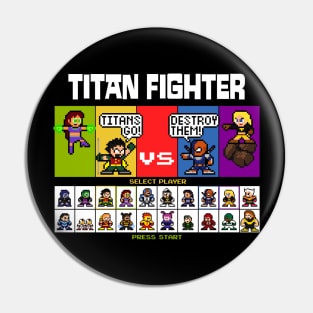 8-Bit Titan Fighter Pin