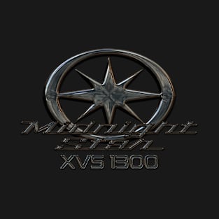 Midnight Star XVS 1300 Star Logo Metal T-Shirt