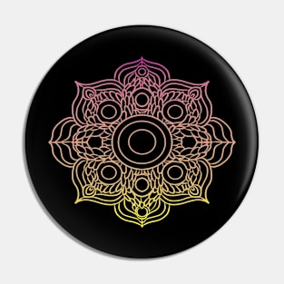 Mandala art drawing for gift Pin