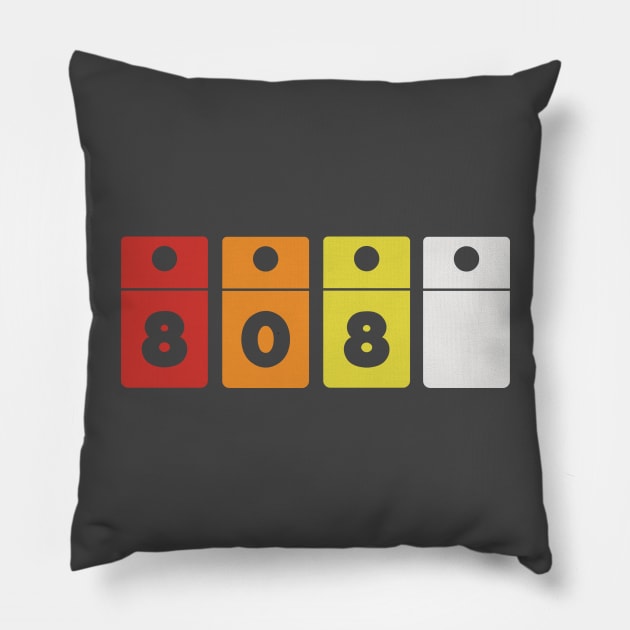 808 Drum Machine Pillow by Mumgle