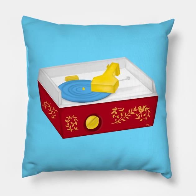 Put your records on Pillow by Jen Talley Design