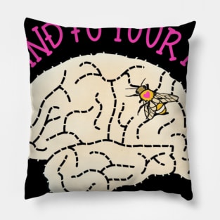 Bee Kind to Your Mind Pillow