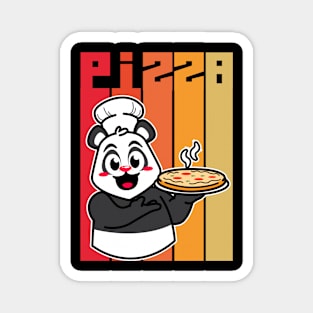 Panda cooking pizza Magnet